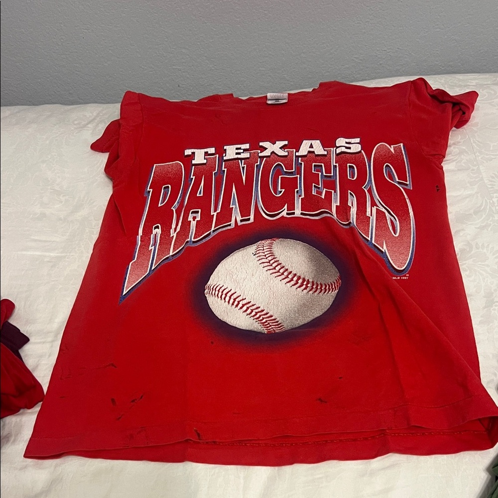 Vintage Texas rangers shirt size m